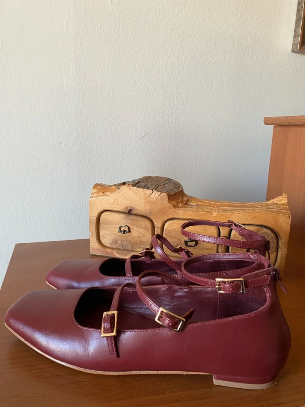 Quince Italian Leather Strappy Ballet Flat